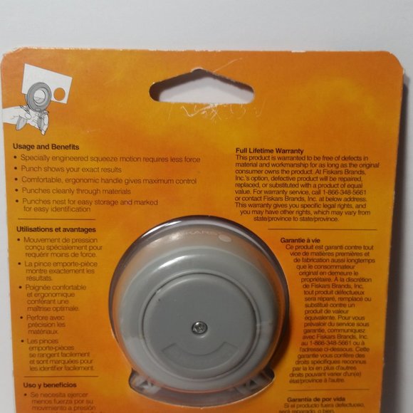 Fiskars Medium Easy Squeeze Punch Round n Round - Picture 5 of 7